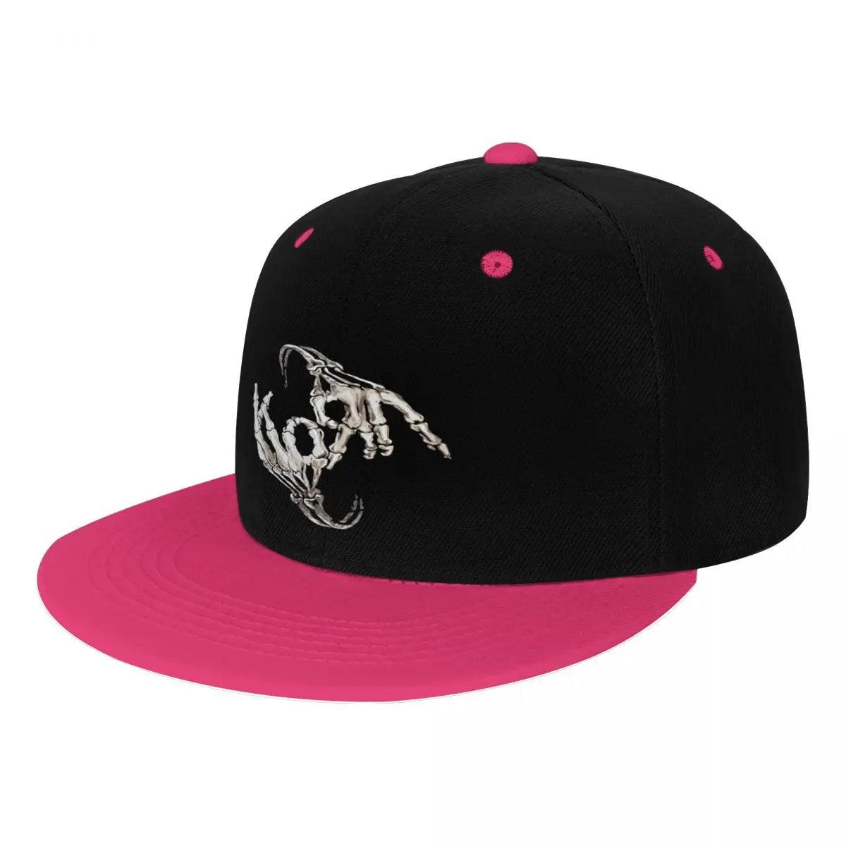 Korn Skeleton Fingers Baseball Cap – Adjustable Unisex Rock Band Hat - Premium cap from Add ds - Just $23.88! Shop now at Lizard Vigilante