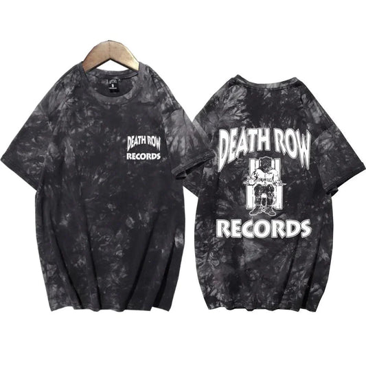 Death Row Records Double-Sided Print T-Shirt – Tupac 2Pac Hip Hop Tie-Dye Tee for Men & Women - Premium  from Lizard Vigilante - Just $24.88! Shop now at Lizard Vigilante