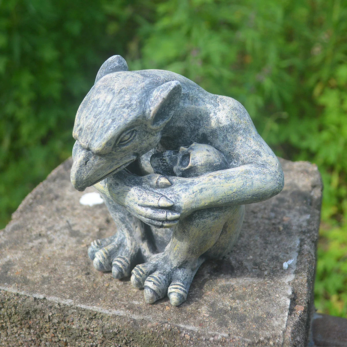 Gargoyle Gothic Decor Statue, Gargoyle Garden Guardian Sculpture, Medieval Gargoyle Mantel Office Bedroom Garden Decoration