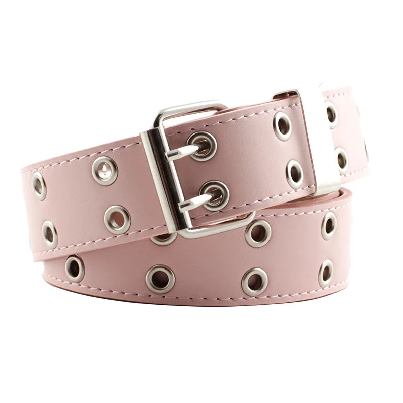 Women's Punk Chain Belt - Alloy Buckle, PU Leather - Premium belt from Lizard Vigilante - Just $18.99! Shop now at Lizard Vigilante