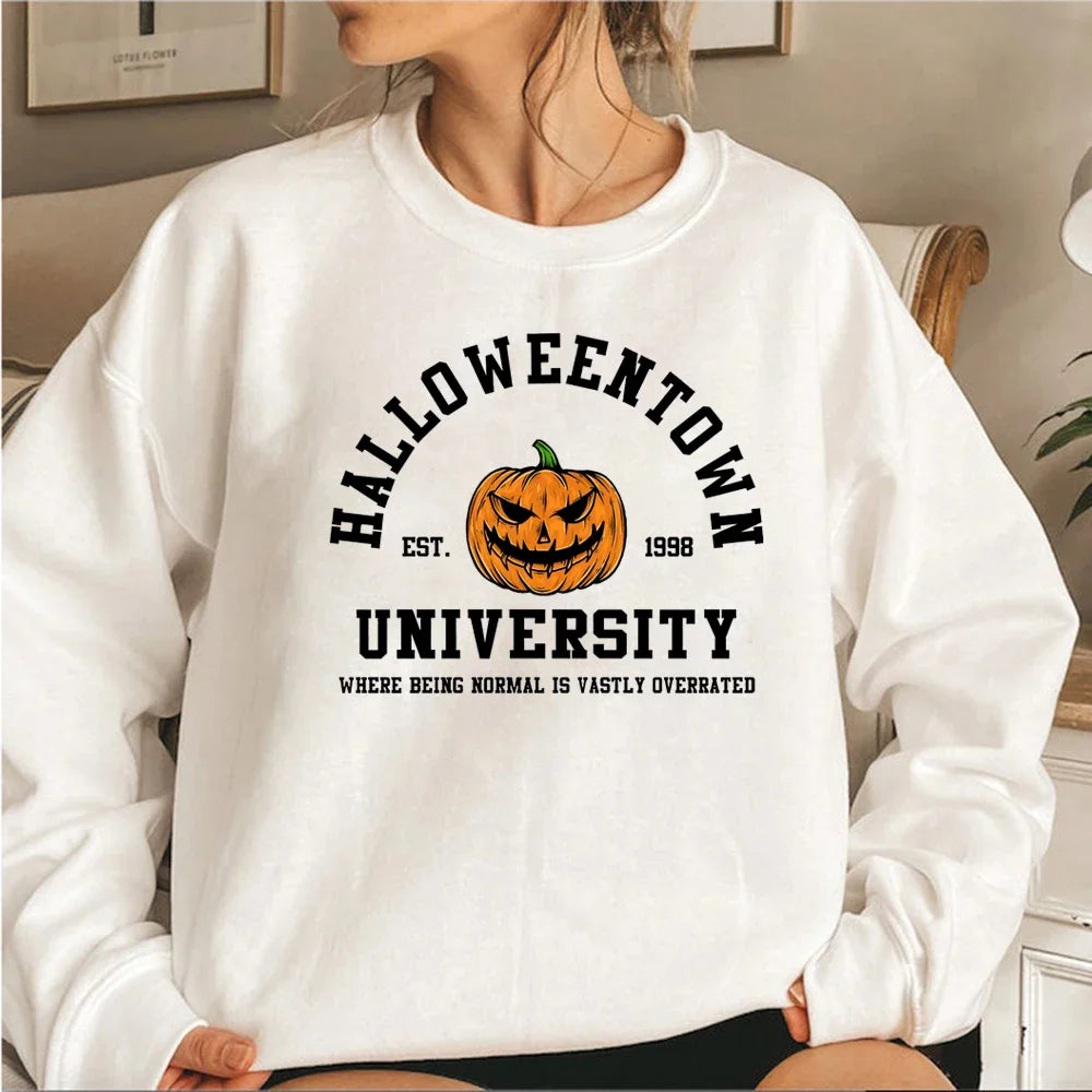 Vintage Halloween Sweatshirt Halloweentown Est 1998 Pullover Funny Fall Hoodies Pumpkin Autumn Sweatshirts - Premium Sweatshirt from Lizard Vigilante - Just $37.99! Shop now at Lizard Vigilante