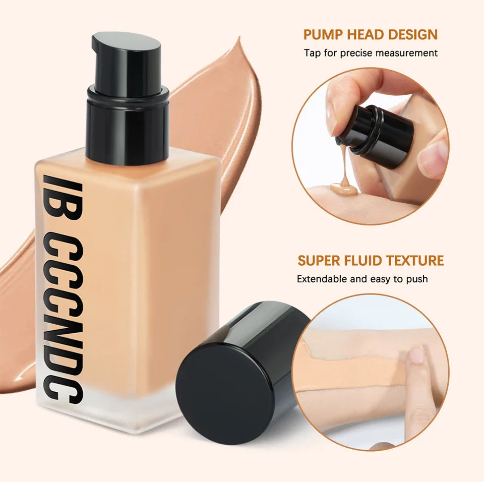 High Coverage Foundation Foundation Face Cream Cosmetic Foundations Makeup Waterproof Mist Korean Makeup Base Make Up Cc Bb Full