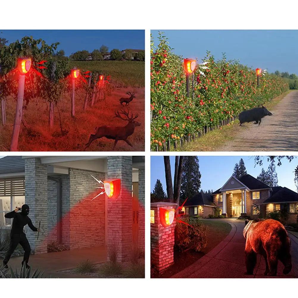 Solar Alarm Light IP65 Waterproof Motion Sensor Alarm Lamp Outdoor Garden Dog Barking Animal Driver Security Lamp For Farm Yard - Premium motion sensor alarm from Lizard Vigilante - Just $29.99! Shop now at Lizard Vigilante