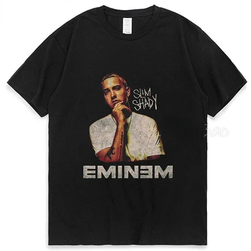 Eminem 2024 Streetwear Revolution Tee – Hip Hop Inspired Casual T-Shirt for Men, Women & Kids – Summer Edition - Premium tee from Lizard Vigilante - Just $23.88! Shop now at Lizard Vigilante