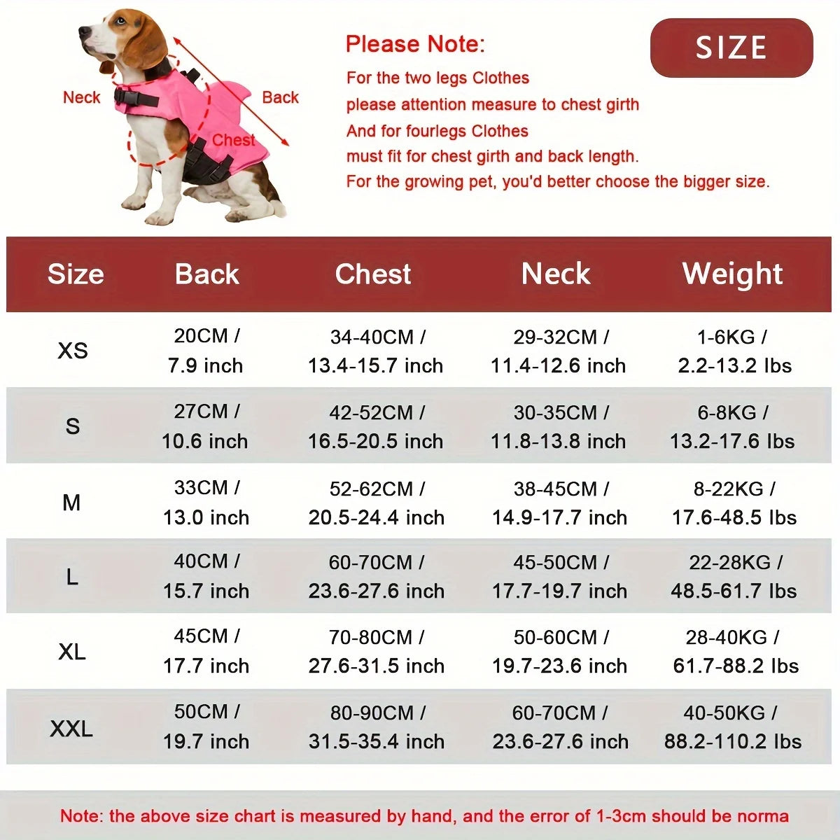 Shark Dog Life Jacket Enhanced Buoyancy Small Dogs Swimming Clothes Safety Vest with Handle - Premium dog supplies from Lizard Vigilante - Just $19.99! Shop now at Lizard Vigilante