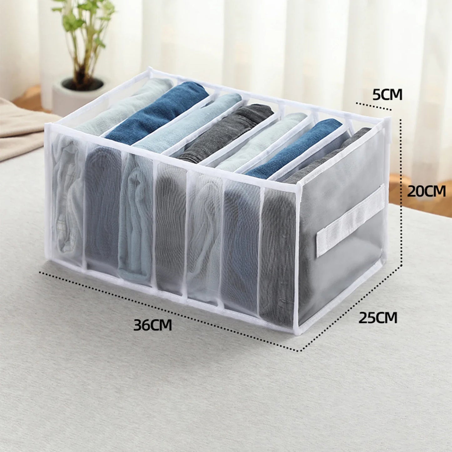 Fabric Underwear Bra Storage Box Underwear Sorting Box Panty Socks Compartment Storage Box Drawer Organizer Home Storage