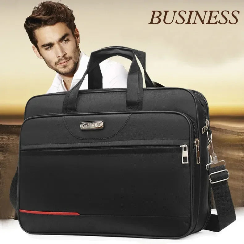 High-Capacity Briefcase Travel Laptop Protection Business Document Information Storage Bags Weekend Organizer Handbag Accessories - Premium Briefcases from Lizard Vigilante - Just $26.99! Shop now at Lizard Vigilante