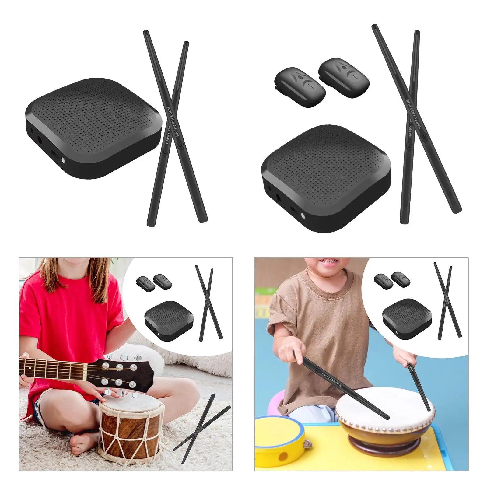 Portable Air Drum Set Lightweight Pocket Size Drum Set for Professionals - Lizard Vigilante