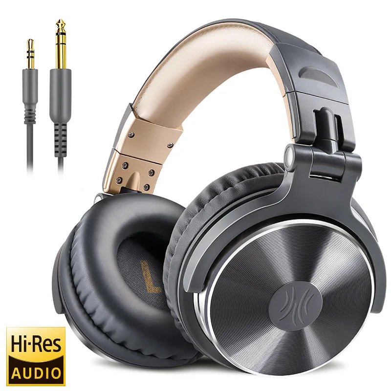 OneOdio Over-Ear HiFi Studio DJ Headphones – Wired Monitor Music & Gaming Headset with 3.5mm/6.3mm Dual Ports, Mic for Phone, PC, and DJ Use - Premium headphones from Lizard Vigilante - Just $58.88! Shop now at Lizard Vigilante