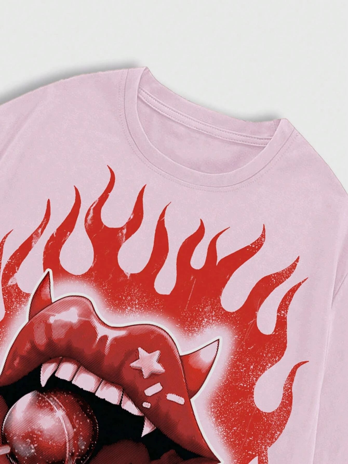 Portrait Pulse: Heavy Metal Vibe Cotton Tee – Big Size Classic Print Streetwear for Men & Women S-4XL - Premium tee from dsers - Just $25.99! Shop now at Lizard Vigilante