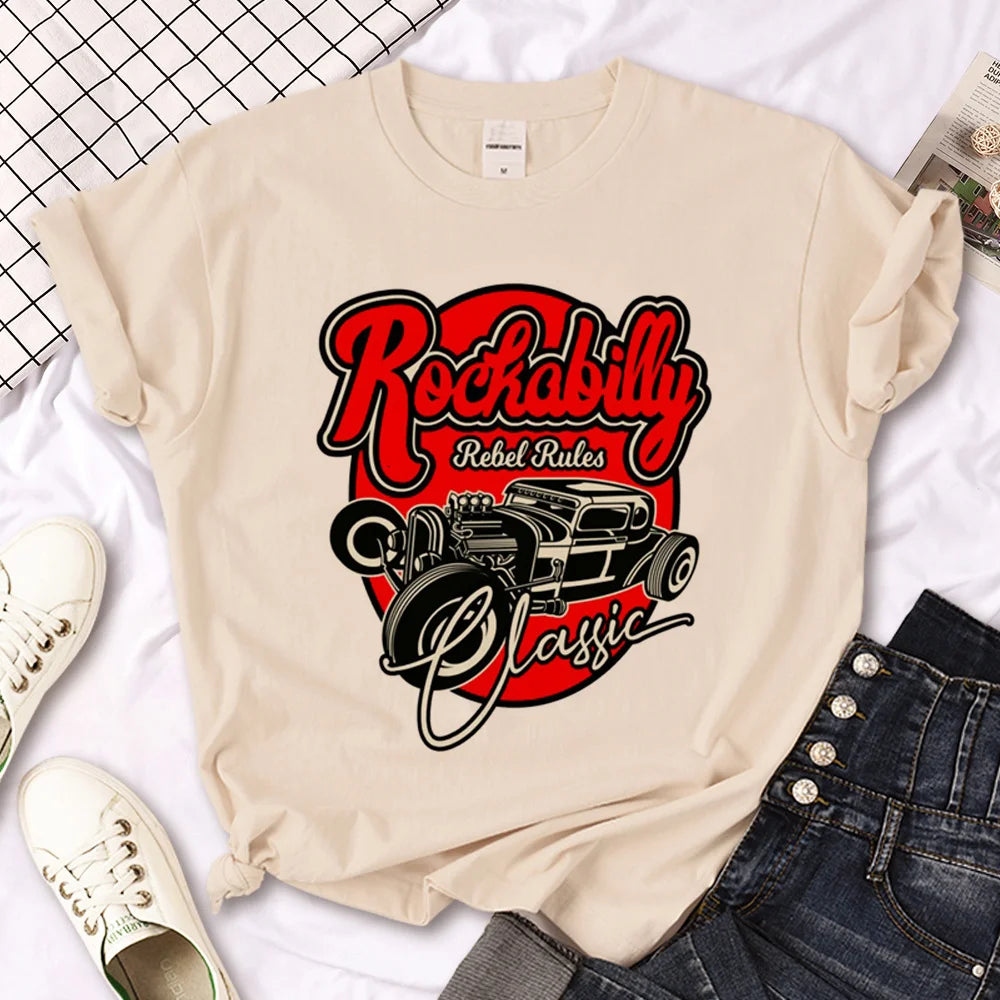 Rockabilly Riot Manga Heatwave Tee For Women
