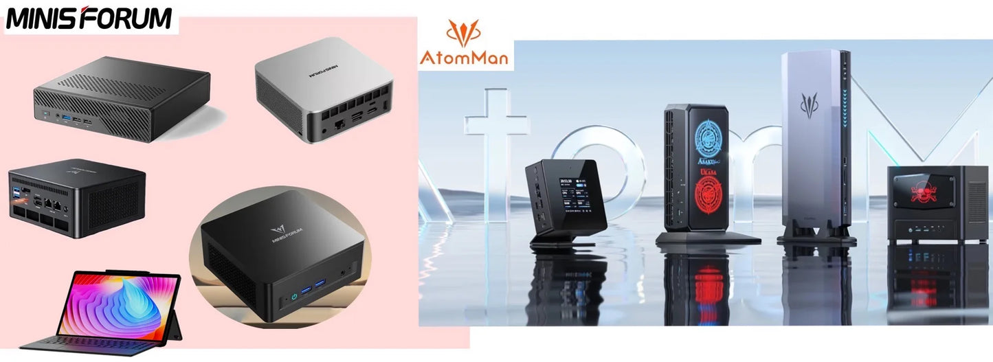 New AtomMan Gaming Mini PC G7 Ti /G7 Ti SE Intel Core i9-14900HX/ i7-14650HX+RTX 4070 DDR5 Minisforum AI Graphics Gaming Mini PC