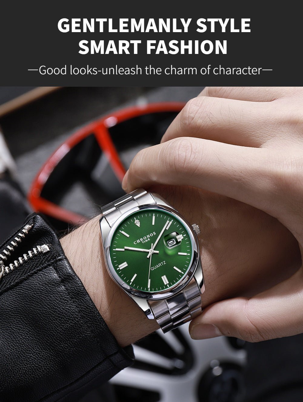 Men's Luxury Quartz Stainless Steel Watch