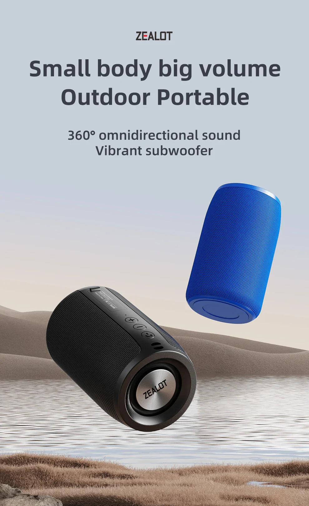 Subwoofer Bluetooth Speaker Portable Mini Wireless Woofer Small Waterproof AUX PC Computer Powerful Sound Box Music Caixa De Som