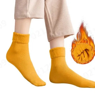 Winter Warm Thermal Socks for Men and Women | Extra Thick Insulated Heated Crew Boot Socks for Extreme Cold Weather - Premium socks from Lizard Vigilante - Just $12.88! Shop now at Lizard Vigilante