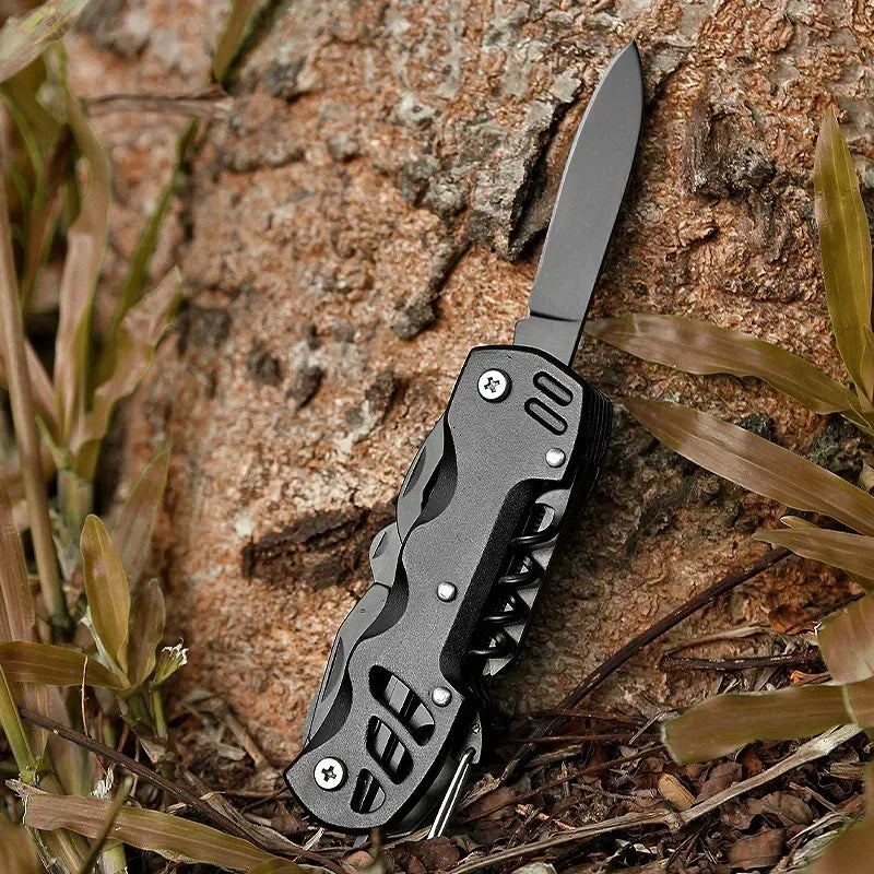 Multifunctional Folding Swiss Army Pocket Knife - Portable Stainless Steel Survival Tool - Premium knife from Lizard Vigilante - Just $22.88! Shop now at Lizard Vigilante