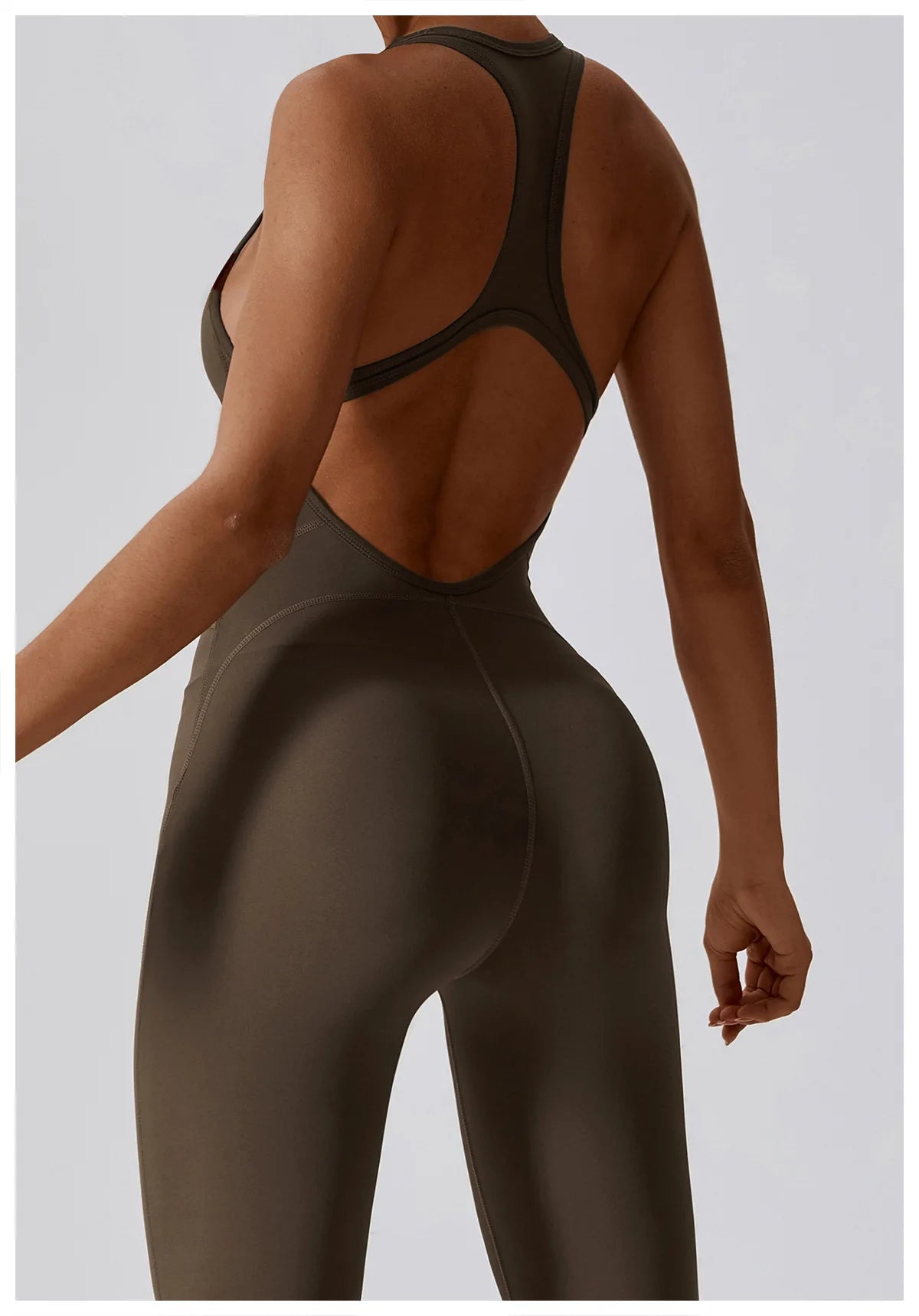 Seamless Yoga Jumpsuit - All-in-One Workout Outfit for Women - Premium bodysuit from Lizard Vigilante - Just $38.88! Shop now at Lizard Vigilante