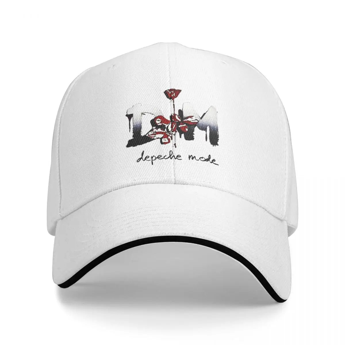 Depeche Mode Rose Rock Band Adjustable Trucker Hat – Unisex Retro Music Cap for Men & Women - Premium hat from Lizard Vigilante - Just $23.88! Shop now at Lizard Vigilante