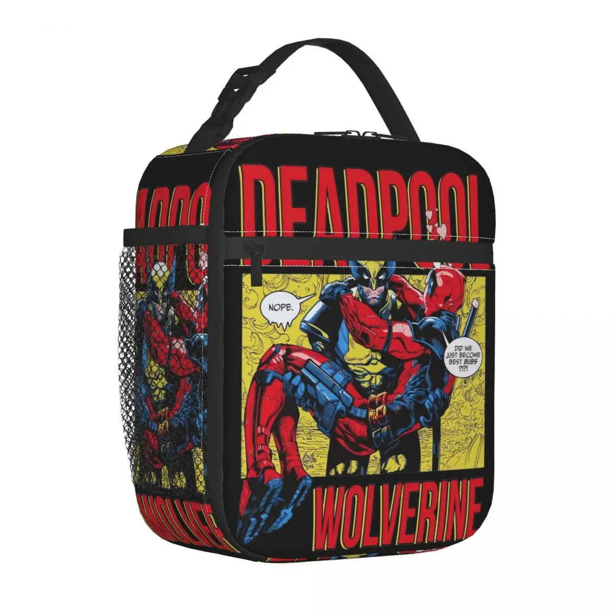 Deadpool Film-Inspired Insulated Lunch Bag – High-Capacity Thermal Tote for Men, Women, College, and Picnics - Premium bag from Lizard Vigilante - Just $23.88! Shop now at Lizard Vigilante