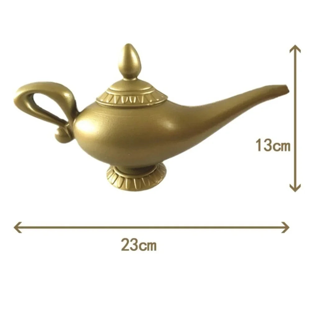 Aladdin Genie Lamp Cartoon Movie Costume Props Halloween Christmas Tea Pot Cartoon Genie Lamp Shape Party Ornament Figurine - Premium prop from Lizard Vigilante - Just $19.99! Shop now at Lizard Vigilante