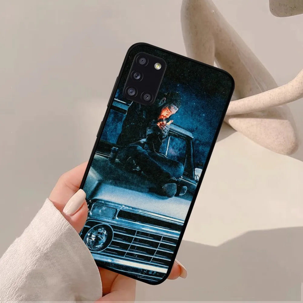 Post Malone Singer-Inspired Phone Case for Samsung A10-A91 | Premium TPU Cover with Full Protection - Premium phone case from Lizard Vigilante - Just $19.88! Shop now at Lizard Vigilante