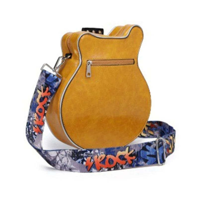 Crossbody Bag Shoulder Bags Creative Guitar Zipper Bag - Lizard Vigilante