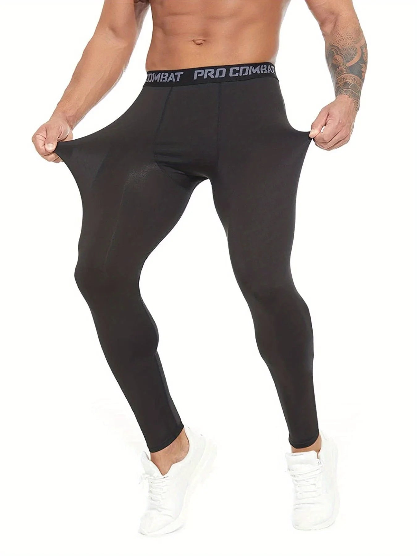 High-Performance Compression Leggings for Men Fitness Workouts Tights for Enhanced Fitness Performance and Running Comfort - Premium  from Lizard Vigilante - Just $8.99! Shop now at Lizard Vigilante