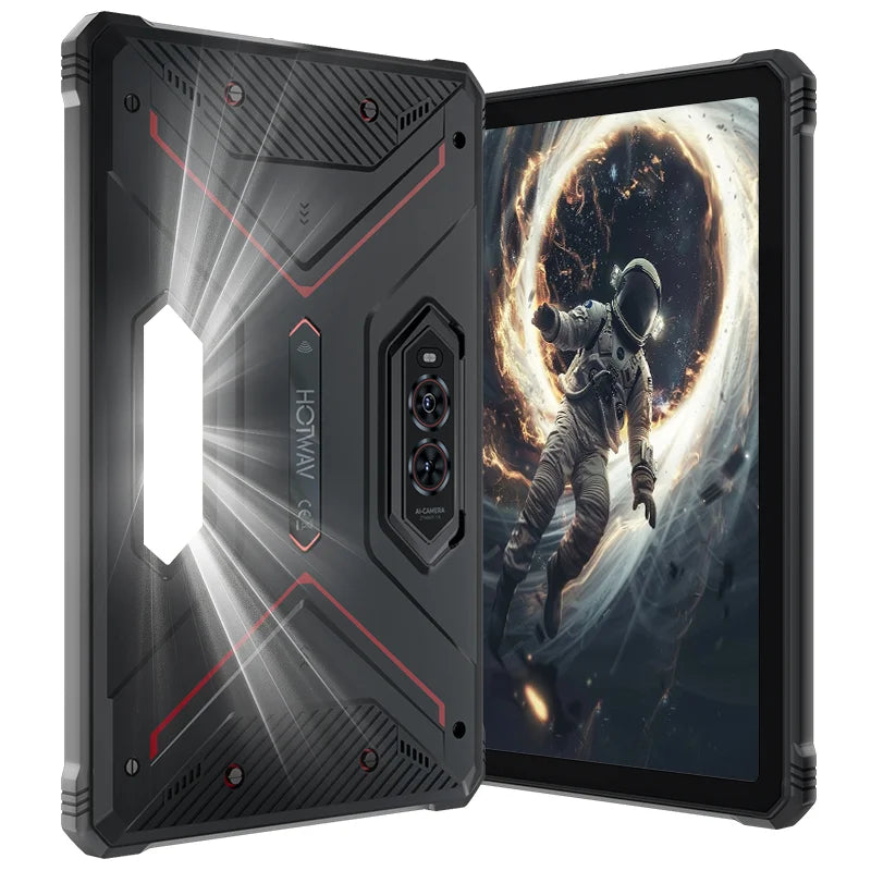 HOTWAV R9 Pro Rugged Tablet 11'' FHD+ 2K Display 20080mAh Massive Battery Pad Android 14 6GB 256GB Camera Global 4G Tablet PC