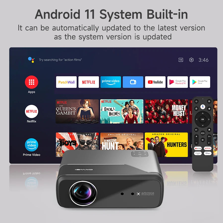 portable 4k projector [Netflix Official Licence] 5G WiFi Mini projector Dolby Android 11 beam Projector Home Theater Google Play - Premium  from Lizard Vigilante - Just $626.99! Shop now at Lizard Vigilante