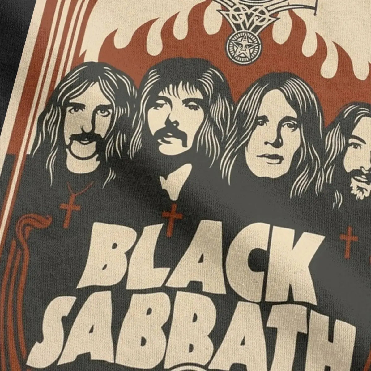 New Arrival Men Women Vintage Black Sabbaths Band Poster T Shirt Apparel Heavy Metal Pure Cotton T-shirt Clothing Novelty Tees - Premium tee from Lizard Vigilante - Just $21.99! Shop now at Lizard Vigilante