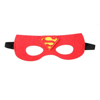 Superhero Kids Cosplay Masks 28-Piece Set — Party Favor Costume Accessories For Boys And Girls
