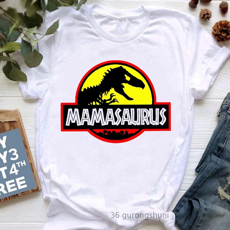 Jurassic Jur asskicked Mamasaurus Graphic Print Women'S Tshirts Funny Jurassic Dinosaur T-Shirt Female Mother's Day Gift for Mom T Shirt - Lizard Vigilante