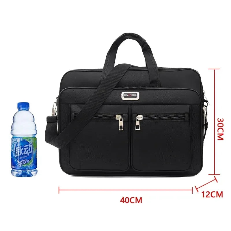 High-Capacity Briefcase Travel Laptop Protection Business Document Information Storage Bags Weekend Organizer Handbag Accessories - Premium Briefcases from Lizard Vigilante - Just $26.99! Shop now at Lizard Vigilante