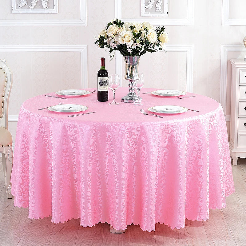 Polyester Jacquard Tablecloth for Hotel, Wedding, Banquet, and Party Decoration - Premium tablecloth from Lizard Vigilante - Just $32.88! Shop now at Lizard Vigilante