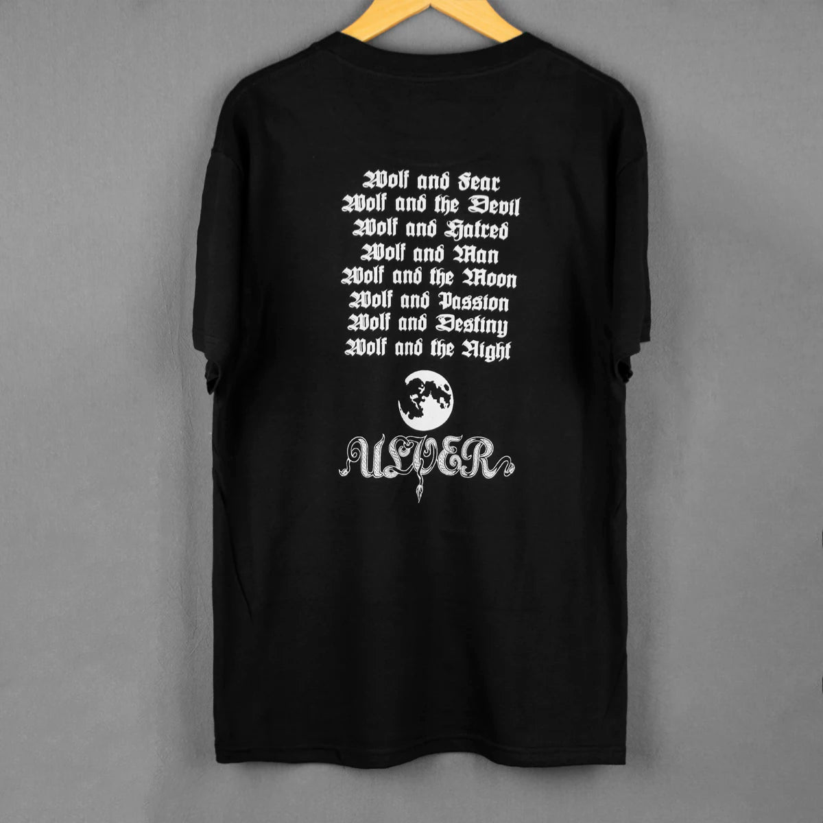 Ulver 'The Madrigal of Night' Black Metal T-Shirt – Agalloch, Satyricon-Inspired Washed Cotton Summer Tee for Men - Premium t-shirt from Lizard Vigilante - Just $31.08! Shop now at Lizard Vigilante