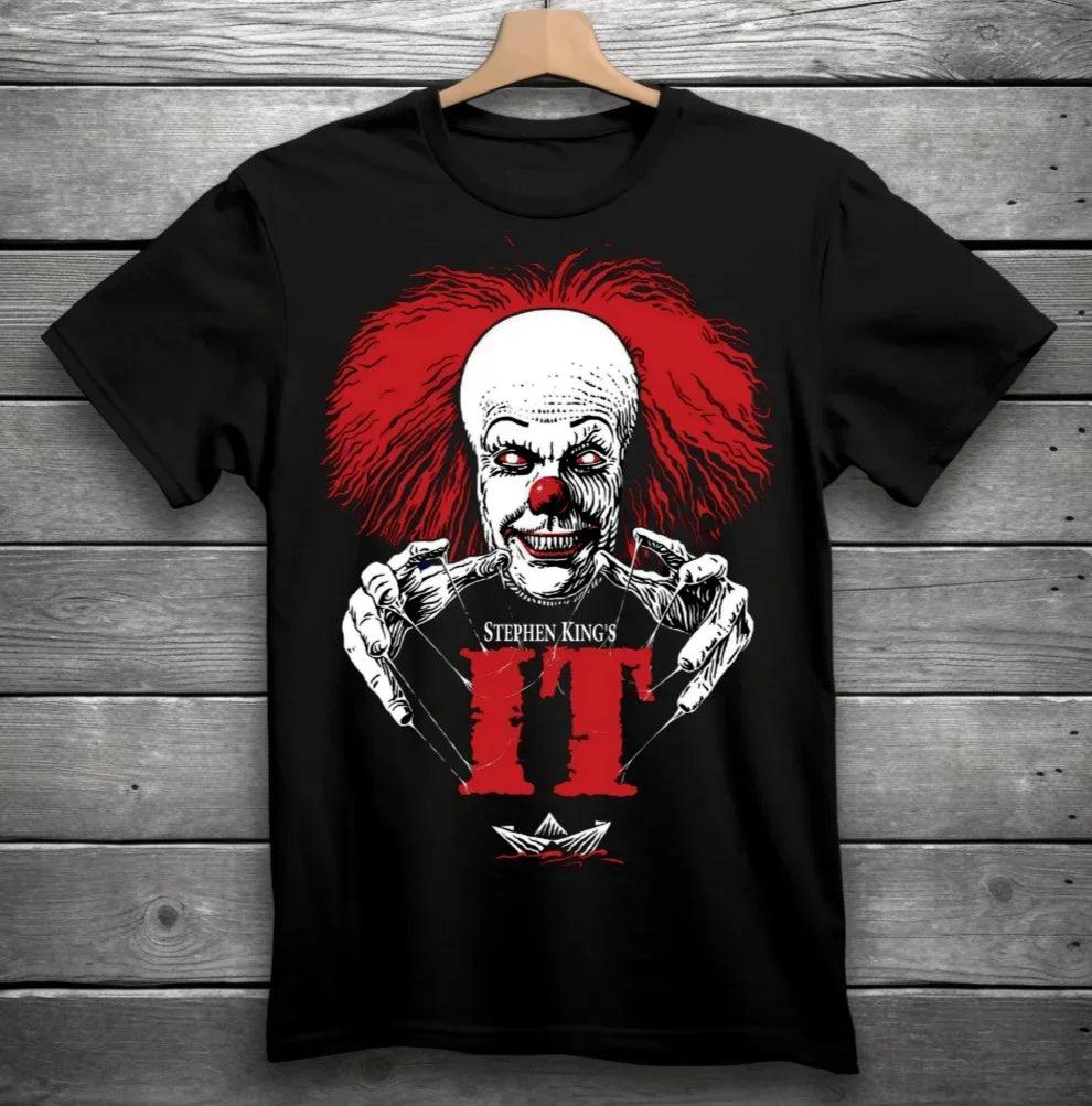 It Pennywise Stephen King Movie Horror Book Movie Film T-Shirt Black - Premium T-Shirt from Lizard Vigilante - Just $23.99! Shop now at Lizard Vigilante