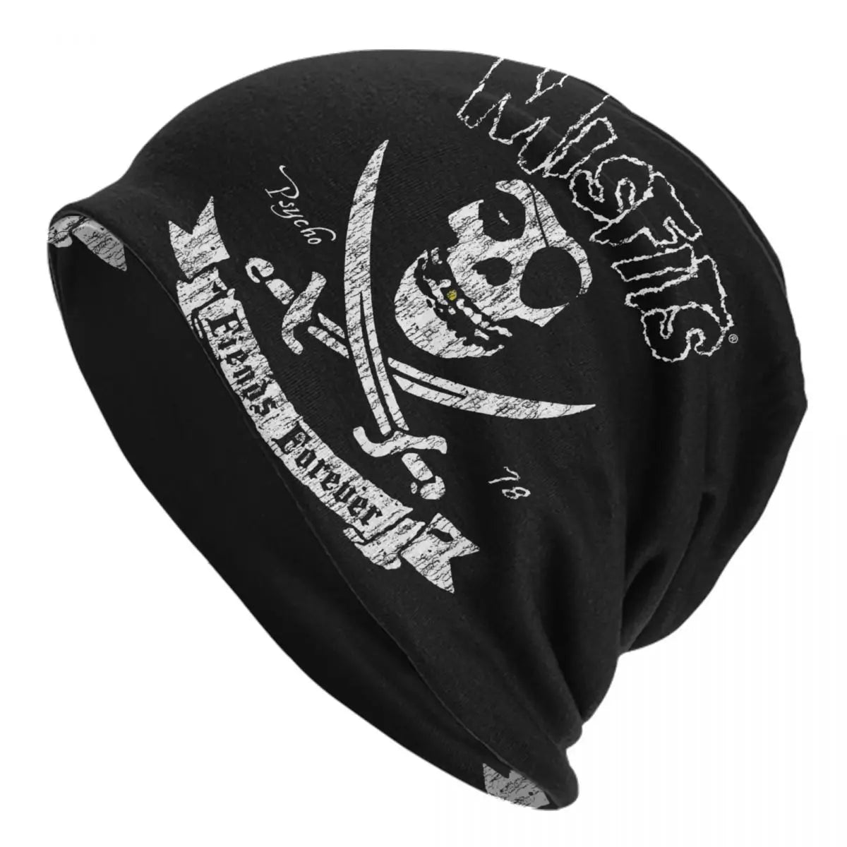 Custom Punk Rock Band Misfits Beanie - Unisex Winter Warm Knit Hat - Premium skull cap from Lizard Vigilante - Just $18.88! Shop now at Lizard Vigilante