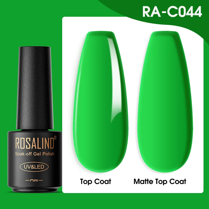 ROSALIND Gel Nail Polish Lamp All For Nails Art Manicure With Matt Base Top Coat Semi Permanant Gellak Nail Gel Polish Varnishes