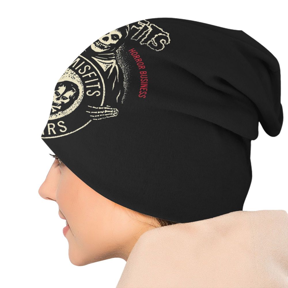 Misfits Horror Punk Rock Knit Beanie – Unisex Winter Skull Cap for Men & Women - Premium beanie from dsers - Just $19.99! Shop now at Lizard Vigilante