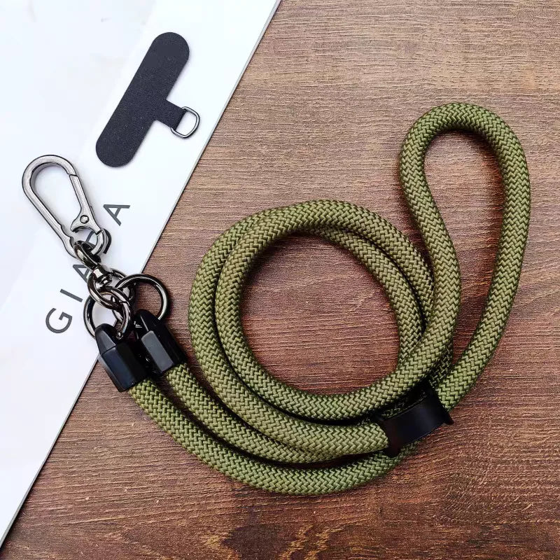 8mm Thick Anti-lost Mobile Phone Lanyard Crossbody Detachable Neck Cord Outdoor Sturdy And Durable Hanging Wrist Strap - Premium  from Lizard Vigilante - Just $4.99! Shop now at Lizard Vigilante