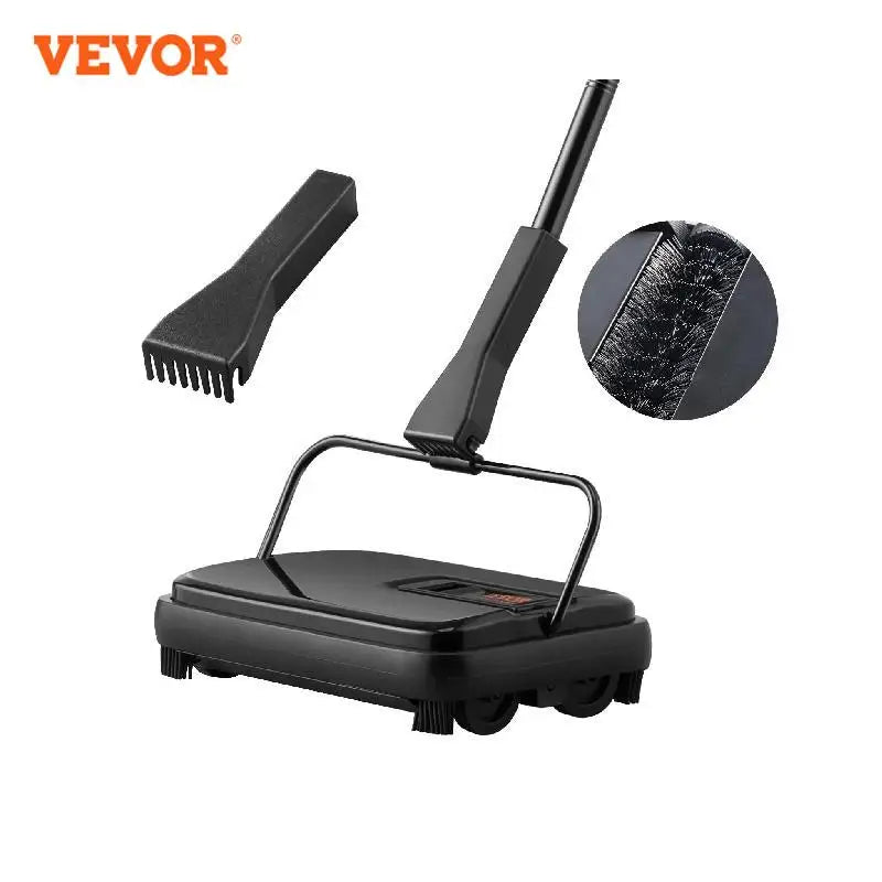 VEVOR Manual Carpet Sweeper – Compact 7.87” Sweeping Path, 300ml Dustbin, and Edge Comb for Home, Rugs, Hardwood, and Wood Floors - Premium  from Lizard Vigilante - Just $52.88! Shop now at Lizard Vigilante