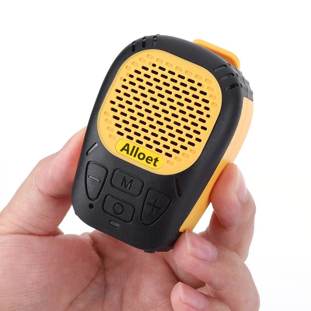 Wearable Bluetooth-Compatible5.3 Speaker with Strap Magnetic Clip-On Wireless Portable Speakers Small Speaker for Cycling/Hiking