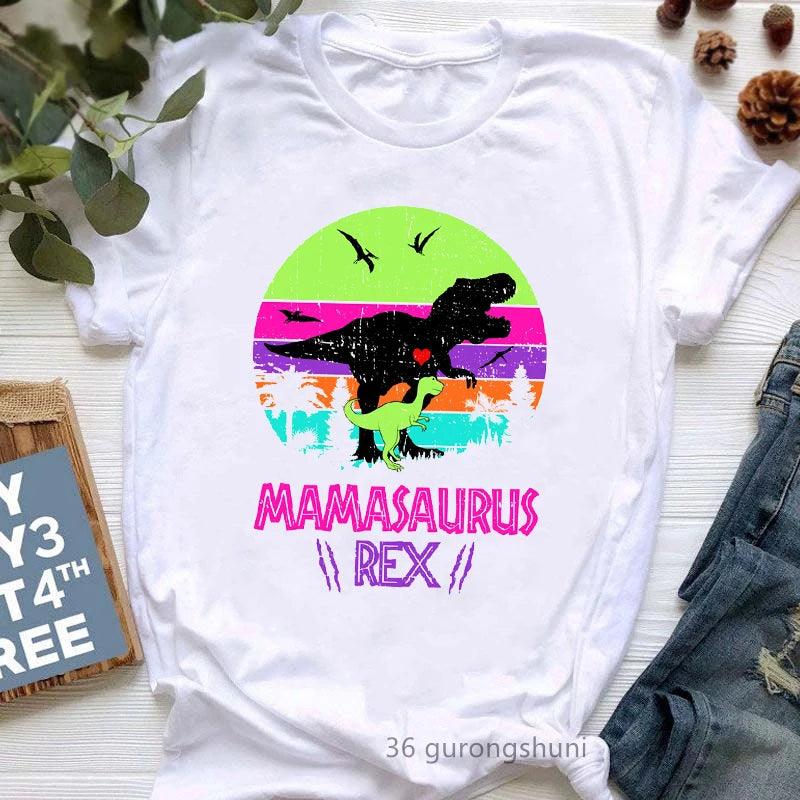 Jurassic Jur asskicked Mamasaurus Graphic Print Women'S Tshirts Funny Jurassic Dinosaur T-Shirt Female Mother's Day Gift for Mom T Shirt - Lizard Vigilante