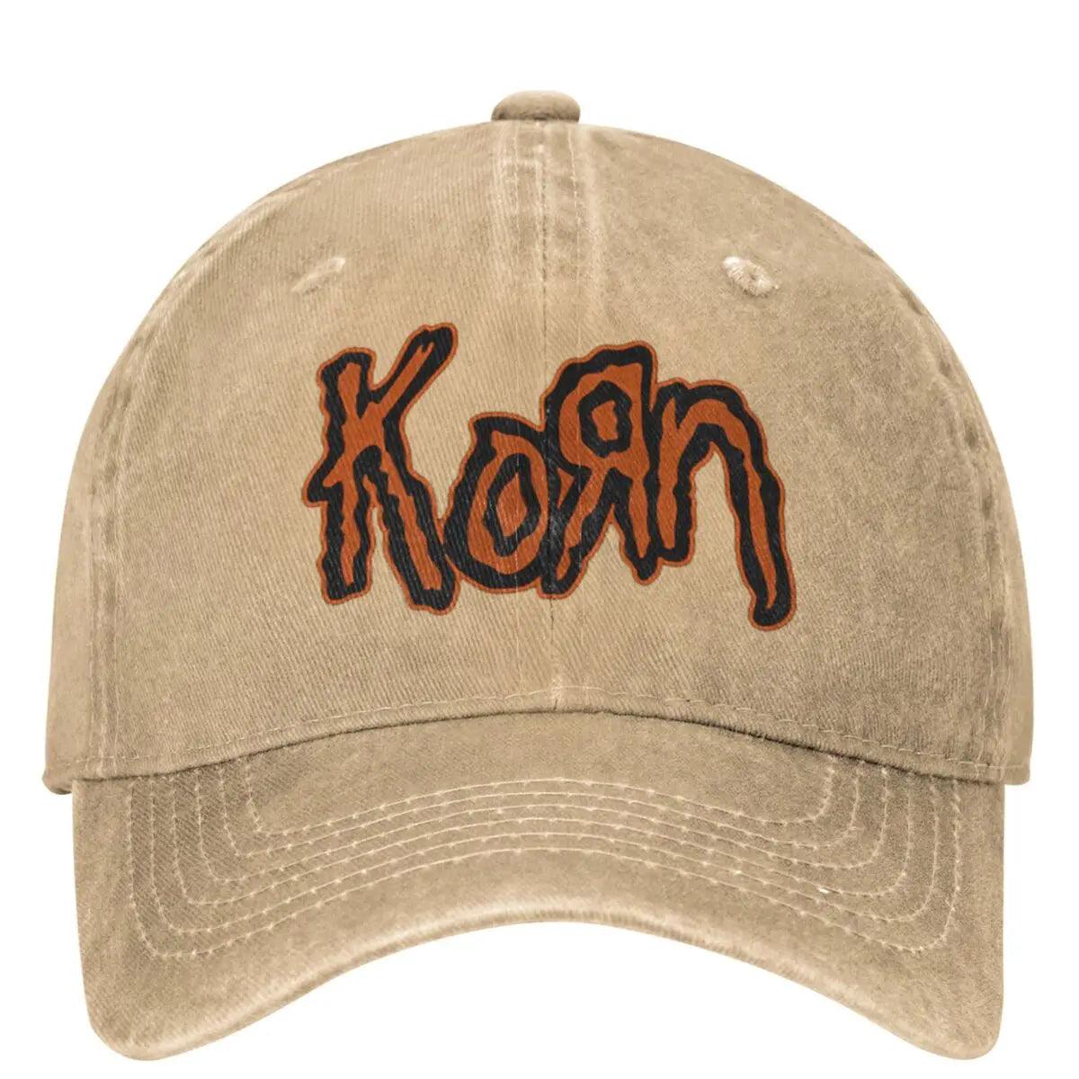 Metal Korn Music Band Rock Baseball Caps Merch For Men Women Vintage Distressed Washed Hats Casquette Dad Hat Adjustable - Lizard Vigilante