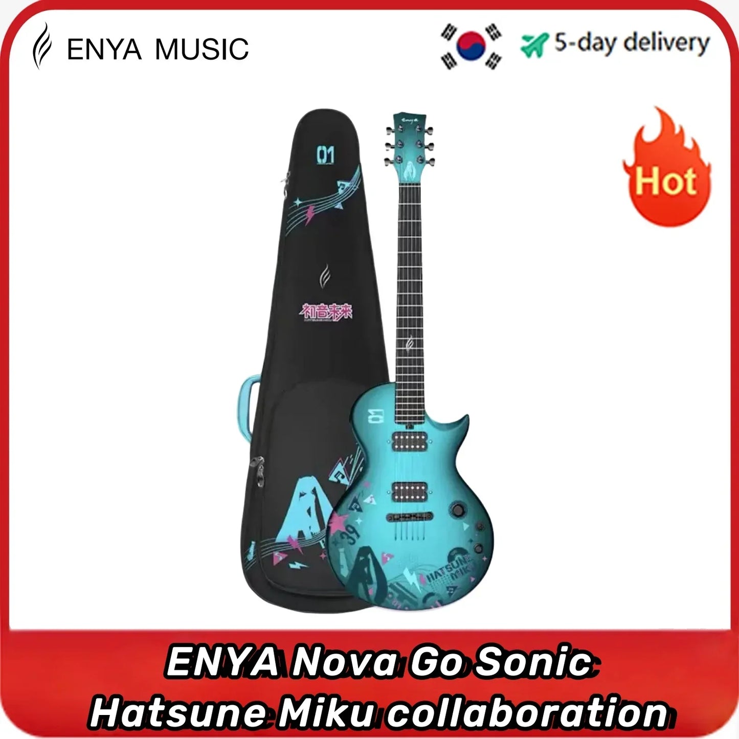 Enya Nova Go Sonic - The Future of Electric Guitars - Premium  from Lizard Vigilante - Just $778.88! Shop now at Lizard Vigilante