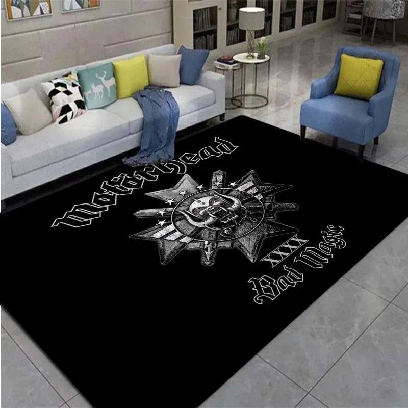 Motörhead Band Printed Carpet Living Room Bedroom Fashionable and Beautiful Anti Slip Carpet Photography Props Birthday Gift - Lizard Vigilante