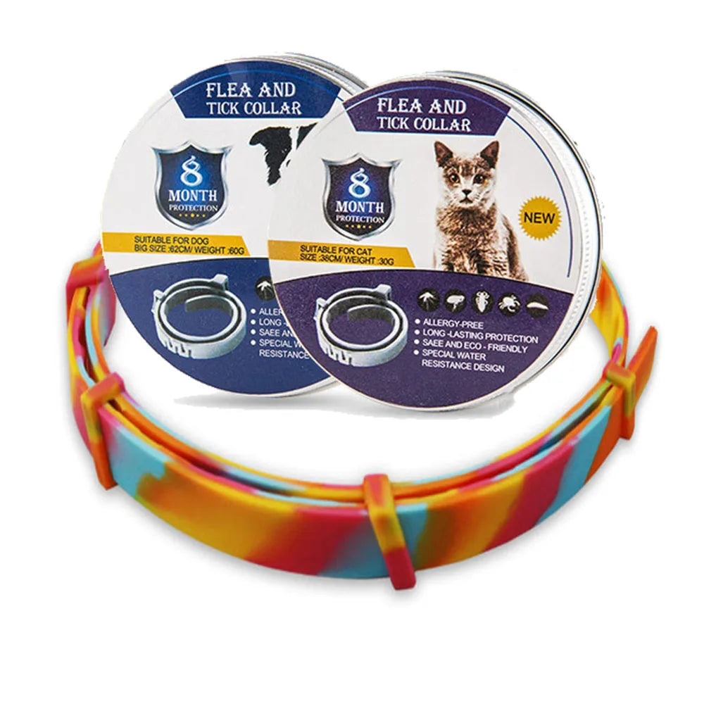 Easy To Use, Dog and Cat Anti-Flea & Tick Collar – 8-Month Protection for Pets - Premium flea collar from Lizard Vigilante - Just $22.88! Shop now at Lizard Vigilante