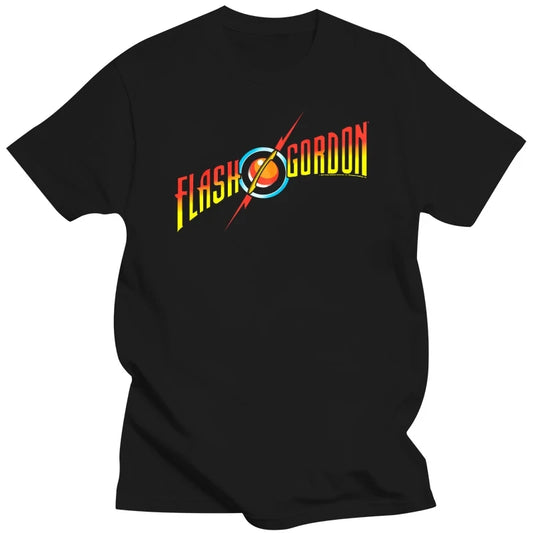 Flash Gordon Rocket Man Vintage Logo T-Shirt – Classic Comic Hero Cotton Tee for Men and Women - Premium teee from Lizard Vigilante - Just $23.88! Shop now at Lizard Vigilante