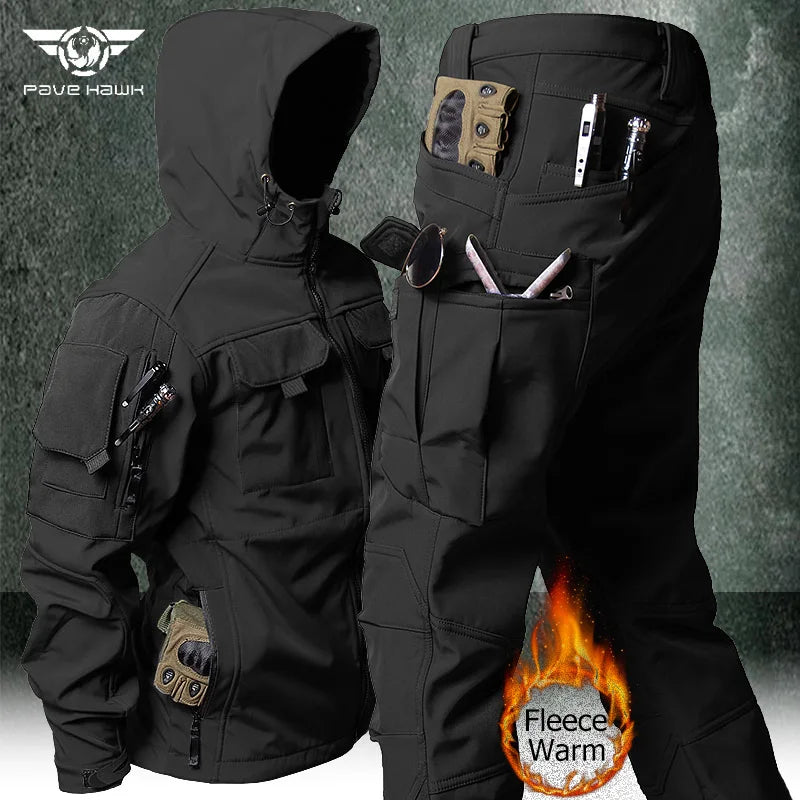 Outdoor Tactical Set (Jacket and Pants) - Premium snowsuit from Lizard Vigilante - Just $45.99! Shop now at Lizard Vigilante