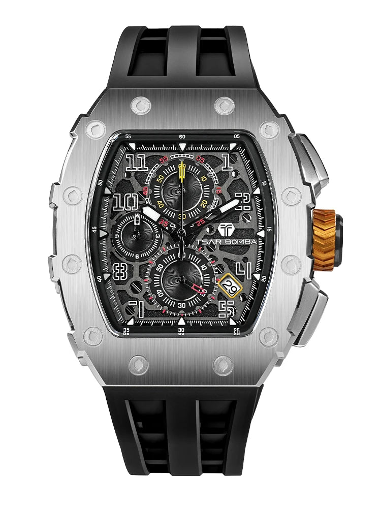 Tsar Bomba Red Sapphire Chronograph Watch